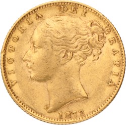 Great Britain. Victoria. 1 Sovereign. 1872.