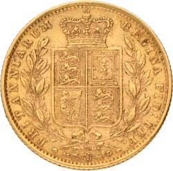 Great Britain. Victoria. 1 Sovereign. 1872.