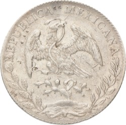 Mexico. Federal Republic. 8 Reales - With Asian banker marks. 1891.