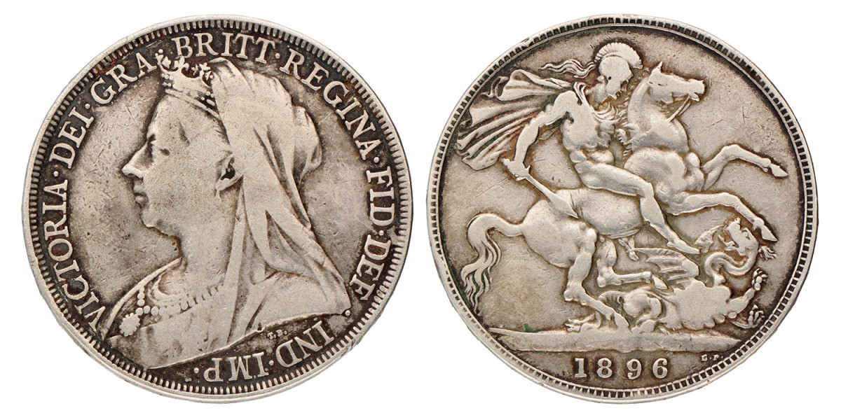 Great Britain. Victoria. Crown. 1896.