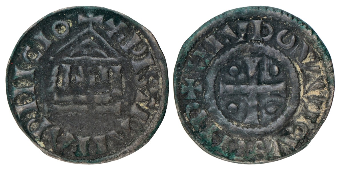 France. Kingdom. Louis the Pious. Denier. N.D. (822 - 840).