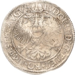 Arendrijksdaalder. Kampen. Rudolf II. 1597/96. Zeer Fraai +.