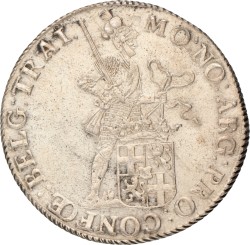 Zilveren dukaat. Utrecht. 1798. Zeer Fraai / Prachtig.