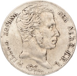 3 Gulden. Willem I. 1821 U. Fraai / Zeer Fraai.