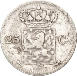 25 Cent. Willem I. 1826 U. Fraai.