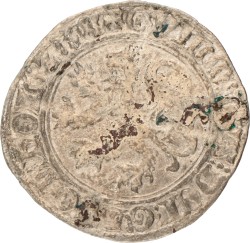 Leeuw of groot. Holland. Graafschap. Willem IV. Z.j. (1411). Zeer Fraai +.
