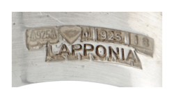 Sterling zilveren Lapponia design ring.