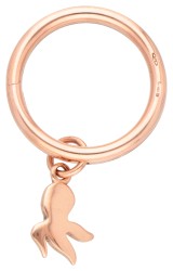  Pomellato DoDo BWG 9K roségouden 'Brisé' ring met hangertje.
