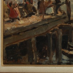 Evert Moll (Voorburg 1878 - 1958 Den Haag), De haven van Rotterdam.
