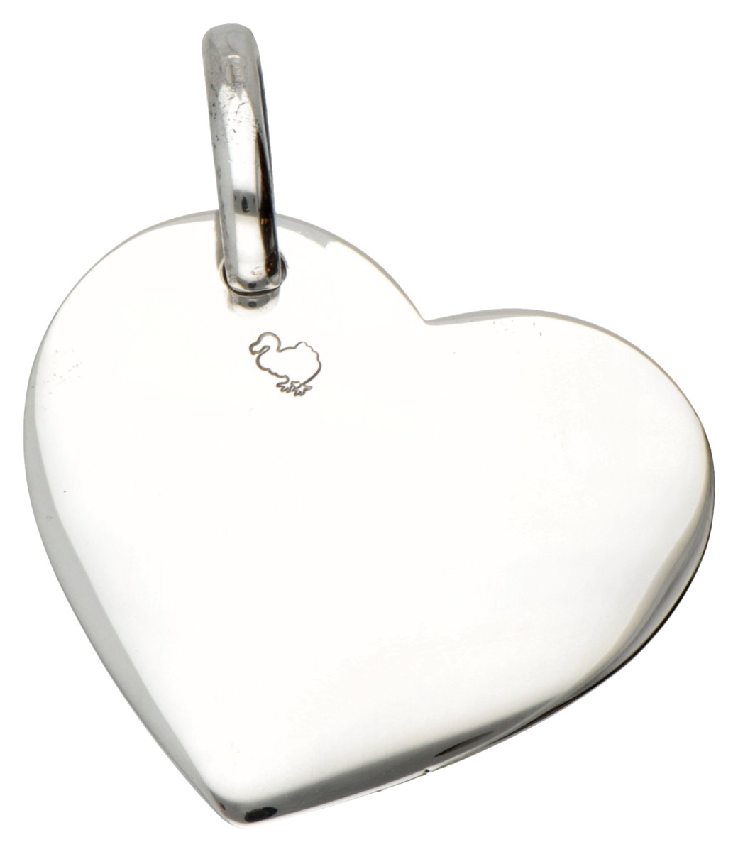 Pomellato Sterling zilveren  'Full Heart' pendant uit de Dodo collectie.