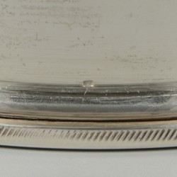 2-delige set cloches zilver.