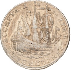 Scheepjesschelling van 6 stuiver - PIEFORT. Zeeland. 1761. Zeer Fraai -.
