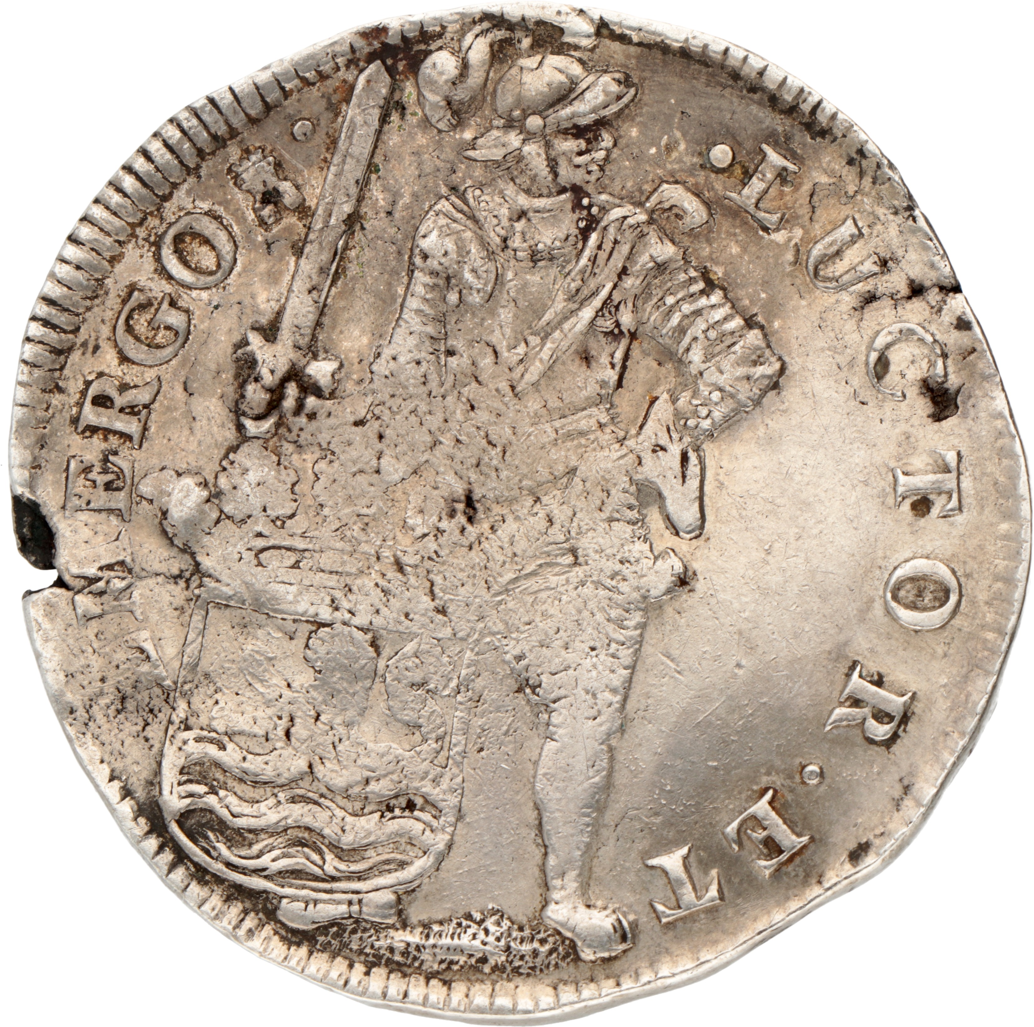 Dubbele daalder van 10 schellingen. Zeeland. 1689. Zeer Fraai -.