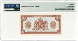 Nederland. 1 gulden . Muntbiljet. Type 1945. Type Wilhelmina II. - UNC.