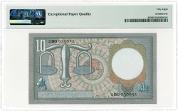 Nederland. 10 gulden . Bankbiljet. Type 1953. Type Hugo de Groot. - Nagenoeg UNC.