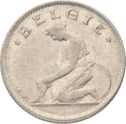 Belgium. Albert I. 50 Centimes - FL. 1934.