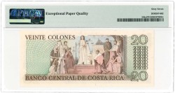 Costa Rica. 20 colones. Banknote. Type 1978-1983. - UNC.