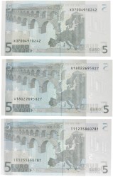No reserve - Nederland. 5 euro . Bankbiljet. Type 2002. - UNC.