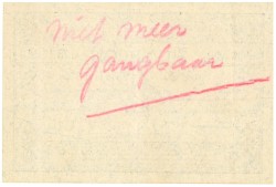 Nederland. 1 gulden . Zilverbon. Type 1917. - Zeer Fraai.