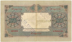 Nederland. 25 gulden . Bankbiljet. Type 1927. Type Stadhouder Willem III. - Zeer Fraai +.