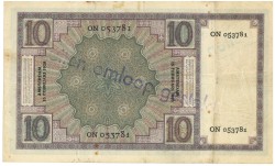 Nederland. 10 gulden . Bankbiljet. Type 1924. Type Zeeuw meisje. - Zeer Fraai.