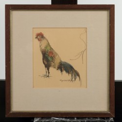Theodorus (Dorus) van Oorschot (Schijndel, 1910 - 1989), Een convoluut van vijf schetsboekbladen met voorstellingen van dieren.
