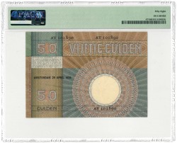 Nederland. 50 gulden. Bankbiljet. Type 1929. Type Minerva. - Nagenoeg UNC.