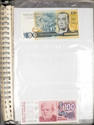 Album. World. 68 banknotes.  - Good - UNC.