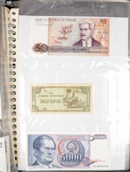 Album. World. 68 banknotes.  - Good - UNC.