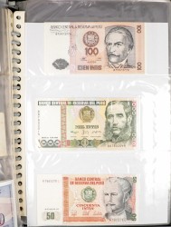 Album. World. 68 banknotes.  - Good - UNC.