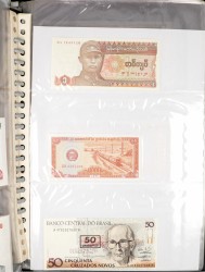 Album. World. 68 banknotes.  - Good - UNC.