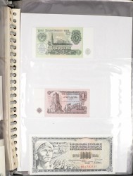 Album. World. 68 banknotes.  - Good - UNC.