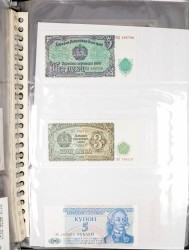 Album. World. 68 banknotes.  - Good - UNC.