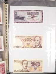 Album. World. 68 banknotes.  - Good - UNC.