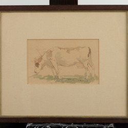 Theodorus (Dorus) van Oorschot (Schijndel, 1910 - 1989), Een convoluut van vijf schetsboekbladen met voorstellingen van dieren.