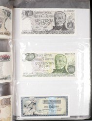 Album. World. 68 banknotes.  - Good - UNC.