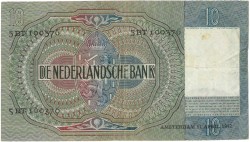 Nederland. 10 gulden. Bankbiljet. Type 1940 II. Type Meisje met druiven. - Fraai.