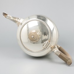 Theepot zilver.