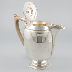 Koffiepot zilver.