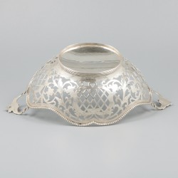 Bonbonmand zilver.