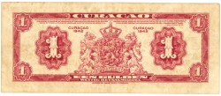 Curaçao. 1 gulden. Currency note. Type 1942. Type Wouters - Franke. - Fine.