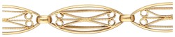 Franse 18K geelgouden filigrain armband.