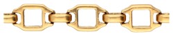  Cartier vintage 18 kt. geelgouden 'Santos' schakelarmband.