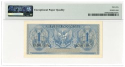 Indonesia. 1 rupiah. Banknote. Type 1956. - UNC.