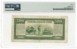 Netherlands-Indies. 500 gulden. Currency note. Type 1943. Type Wilhelmina. - Very fine.