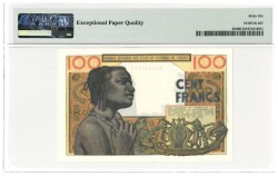 West African States. 100 francs. Banknote. Type 1959. - UNC.