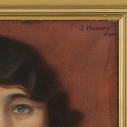 Jan Hendrik Hoowy (Hengelo 1907-1987 Enico (VS)), Portret van een vrouw.