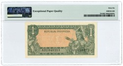 Indonesia. 1 rupiah. Banknote. Type 1961. - UNC.