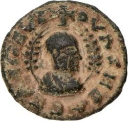 Aksum. Ouazebas. AE 15. N.D. (375 - 400 AD).