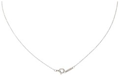  Tiffany & Co. zilveren collier met 'Full Heart' hanger.